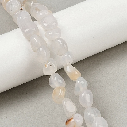 Природный агат бисер нитей, упавший камень, самородки