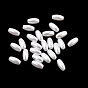 ABS Plastic Imitation Pearl Beads, Oval