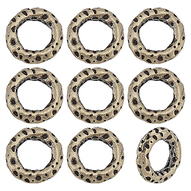 10 латунные соединительные кольца шт., текстурированное кольцо