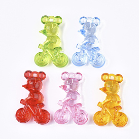 Transparent Acrylic Big Pendants, Mouse