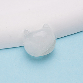 Natural Quartz Crystal Beads, Cat