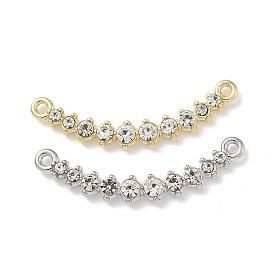 Подвески из сплава и страза, без свинца и без кадмия, стойки покрытие