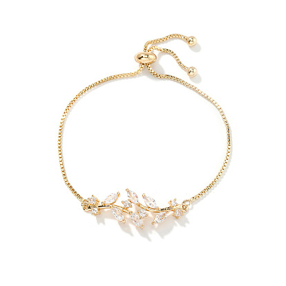 Модные браслеты-слайдеры в европейском и американском стиле со стразами, лист