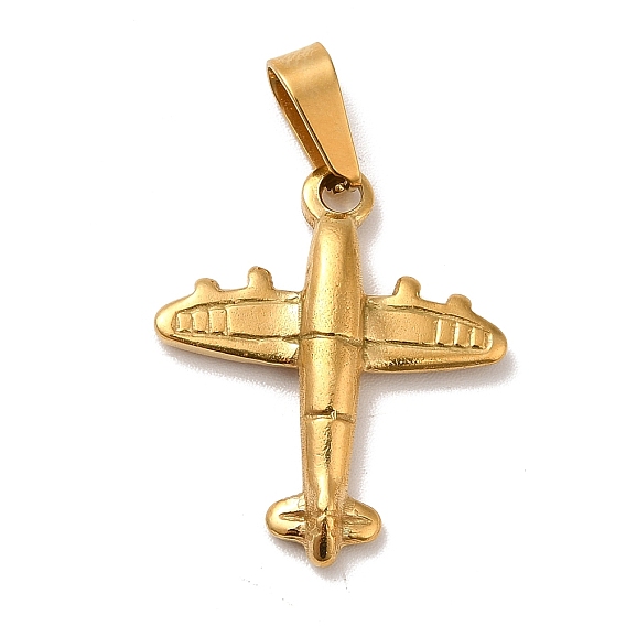 PVD Vacuum Plating 201 Stainless Steel Pendants, Plane