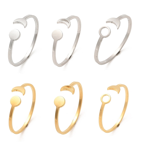 304 открытые манжеты из нержавеющей стали, Вс & луна