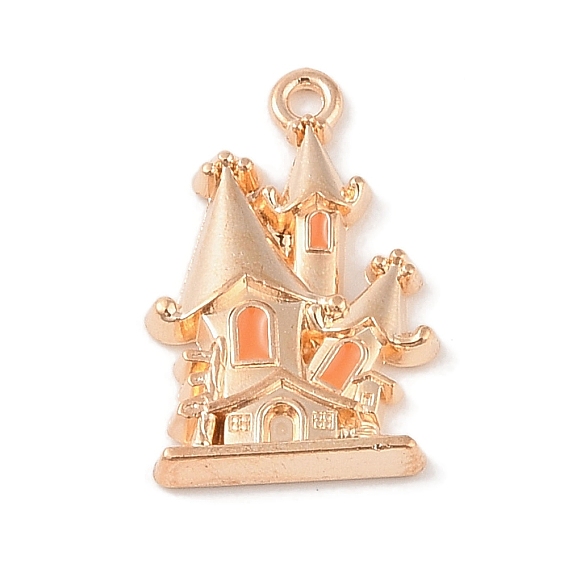 Подвески из эмали и сплава, очарование замка