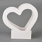 Valentine's Day Heart Shaped Paper Flower Storage Gift Boxes, Bouquet Packaging Case