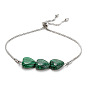 Colorful Heart-shaped Natural Stone Beaded Anklet/Bracelet Jewelry