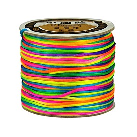 Fil de nylon, corde de satin de rattail, 1mm, 80 yards / rouleau