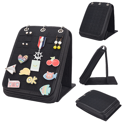 Filz-Ringbinder, Brosche, Emaille-Pin-Displayhalter, Pins Sammlung Lagerung Veranstalter Anzeige Seiten