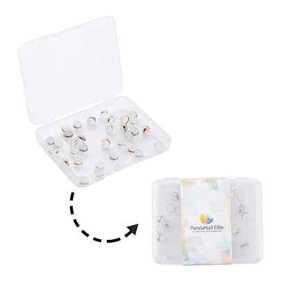 Clear Silicone Ear Nuts, Earring Backs, with Stainless Steel Findings