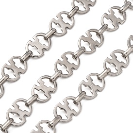 304 цепи овальные из нержавеющей стали, несварные