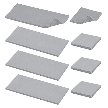 8Pcs 2 Styles Silicone Mats, Heat Resistant Placemat