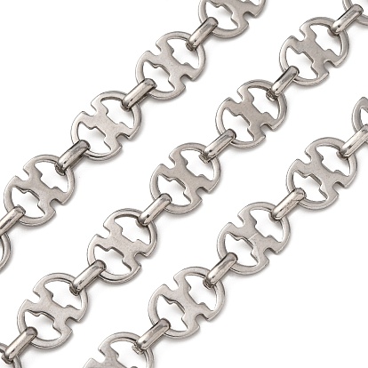 304 цепи овальные из нержавеющей стали, несварные