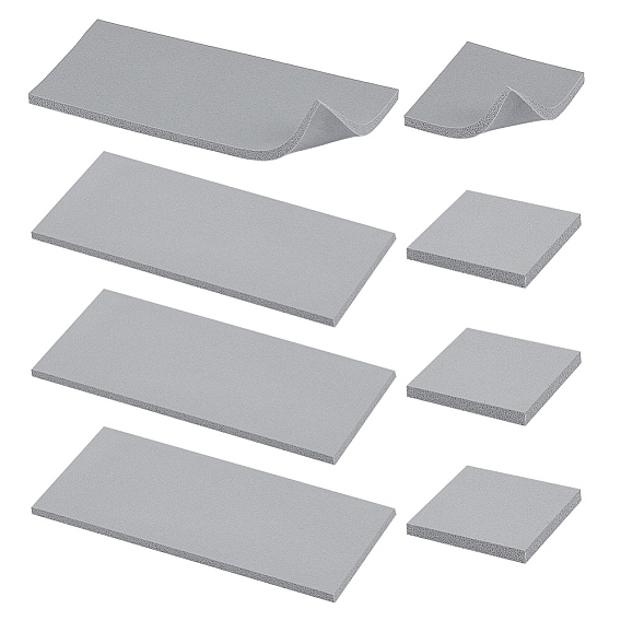 8Pcs 2 Styles Silicone Mats, Heat Resistant Placemat