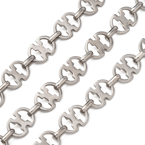 304 цепи овальные из нержавеющей стали, несварные