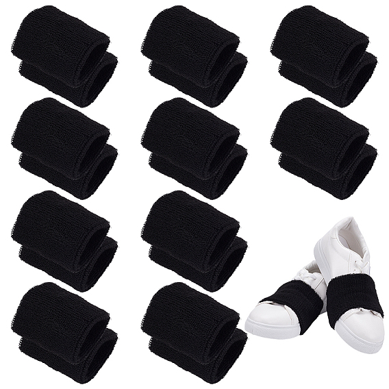 20шт. полиэстеровые ремешки для занятий спортом, полотенце для запястья от пота