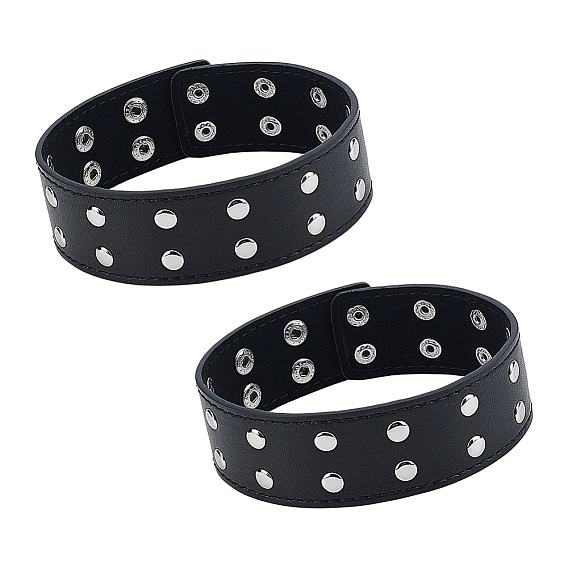 1Пара регулируемых кожаных нарукавников