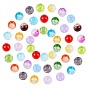 Transparent Crackle Acrylic Beads, Round