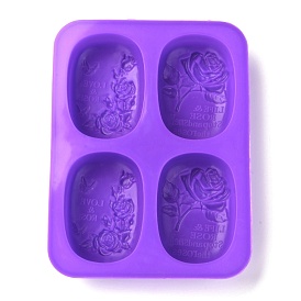 Rose Silicone Molds, Food Grade Molds, For DIY Cake Decoration, Candle, Chocolate, Candy, Soap