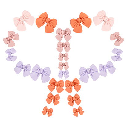 Кабошоны из смолы, Диетические аксессуары, для изготовления ювелирных изделий, матовые, бантом