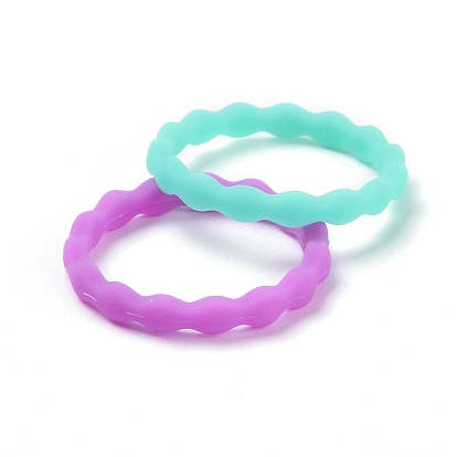 Silicone Finger Rings, Wave