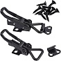 2 Sets 304 Stainless Steel Adjustable Toggle Latch Clamp, with 10Pcs Carbon Steel Truss Head Phillips Screws