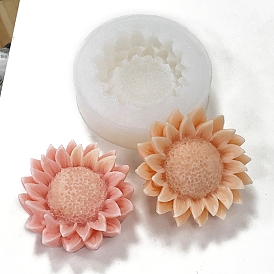 Sunflower Food Grade Silicone Molds, for Candle Making, Resin Casting Molds