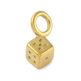 304 подвески из нержавеющей стали, очарование игральных костей