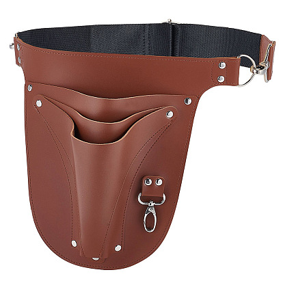 Сумка для хранения садового инвентаря из искусственной кожи, со сплавочной фурнитурой