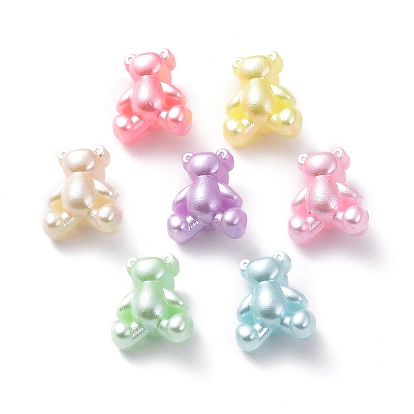 Opaque Acrylic Beads, Bear