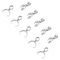304 Stainless Steel Ice Pick Pinch Bails
