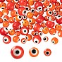 3 Strands 3 Style Handmade Evil Eye Lampwork Round Bead Strands