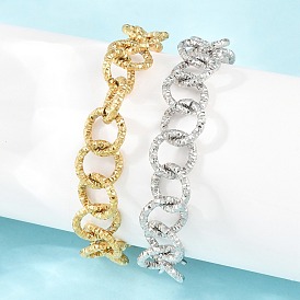 Браслеты-цепочки из нержавеющей стали с чеканкой для женщин