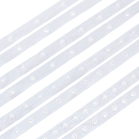 Ahademaker 8 ярды 4 стиль пластиковая лента с защелкой, швейная застежка полиэфирная лента