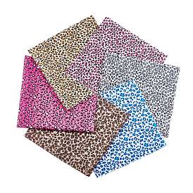 Gorgecraft Leopard Print Cotton Fabric, for Patchwork, Sewing Tissue to Patchwork