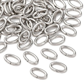 304 открытые соединительные кольца из нержавеющей стали, овальные соединительные кольца