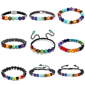 Adjustable Handmade Rainbow Bracelet for Men and Women - Unique Personalized Design