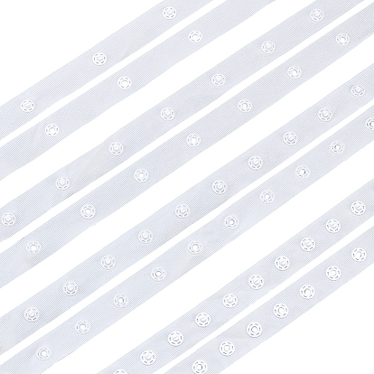 Ahademaker 8 ярды 4 стиль пластиковая лента с защелкой, швейная застежка полиэфирная лента