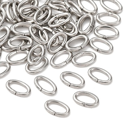 304 открытые соединительные кольца из нержавеющей стали, овальные соединительные кольца