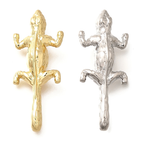 Латунные подвески, без кадмия и без свинца, геккон