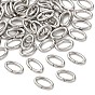 304 открытые соединительные кольца из нержавеющей стали, овальные соединительные кольца