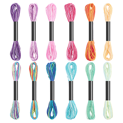 Segment Polyester Embroidery Floss, Cross Stitch Threads