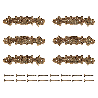 60 Sets Eisen Dekoration Tischler Links, mit schrauben, Boxzubehör