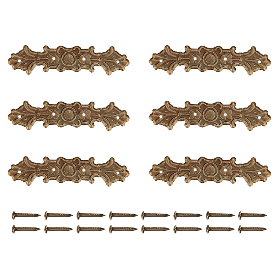 60 Sets Eisen Dekoration Tischler Links, mit schrauben, Boxzubehör