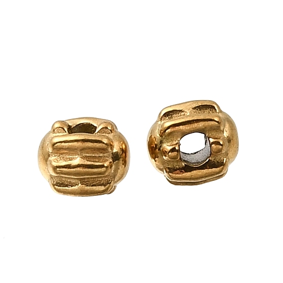 304 из нержавеющей стали бусы, ионное покрытие (ip), самородки