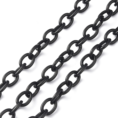 Oval Oxidation Aluminum Cable Chains,  Unwelded