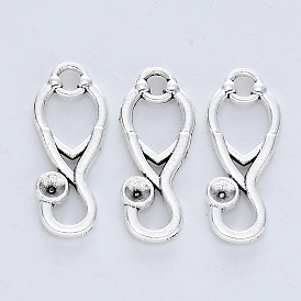 Сплавочные сеттинги для кулона (стразы), тибетский стиль, без кадмия, без никеля и без свинца, стетоскоп