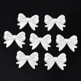 Абс пластиковые жемчужные бисера, бантом