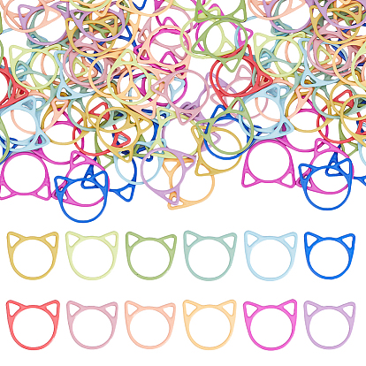 96 шт. 12 цвета, окрашенные для выпечки, железные маркеры для стежков, голова кошки 